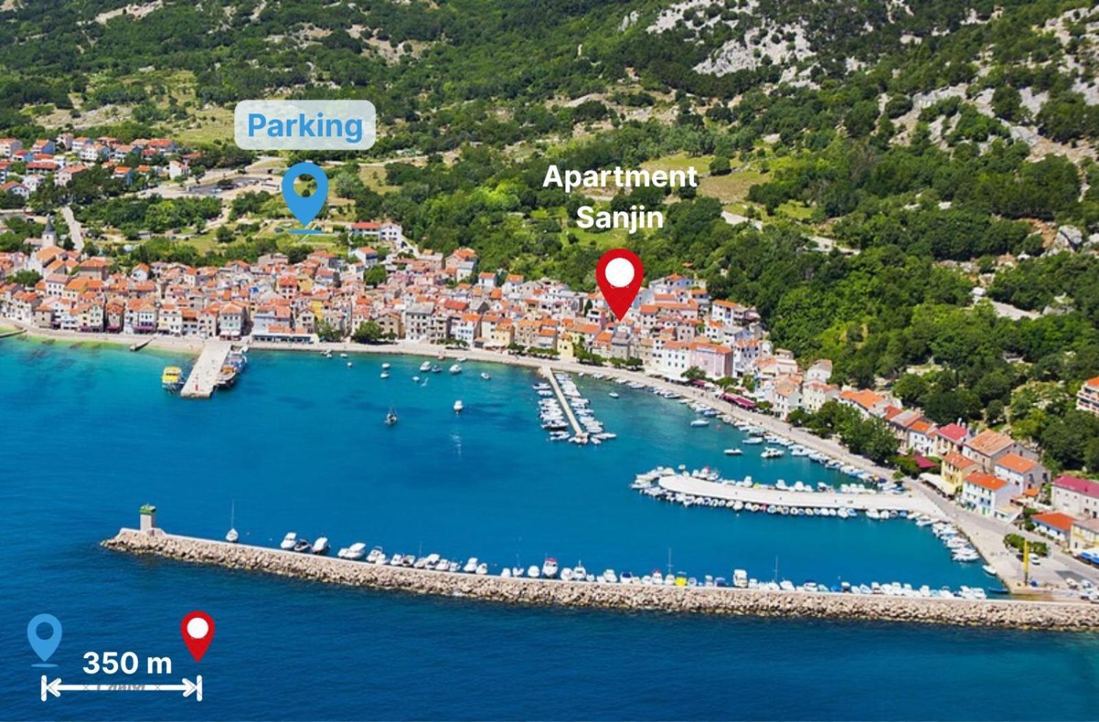 Apartment Sanjin With Sea View Baška Buitenkant foto